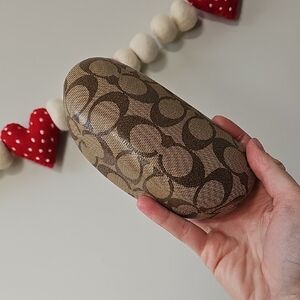 Coach Signature C Print Glasses / Sunglasses Case